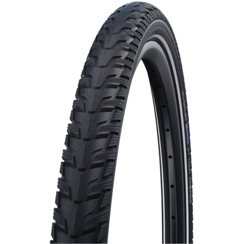 Picture of Schwalbe Energizer Plus Tour Wire Bead Tire - Performance | Addix E | Green Guard - ECE-R75 - 28x1.40&quot; | Black Reflex