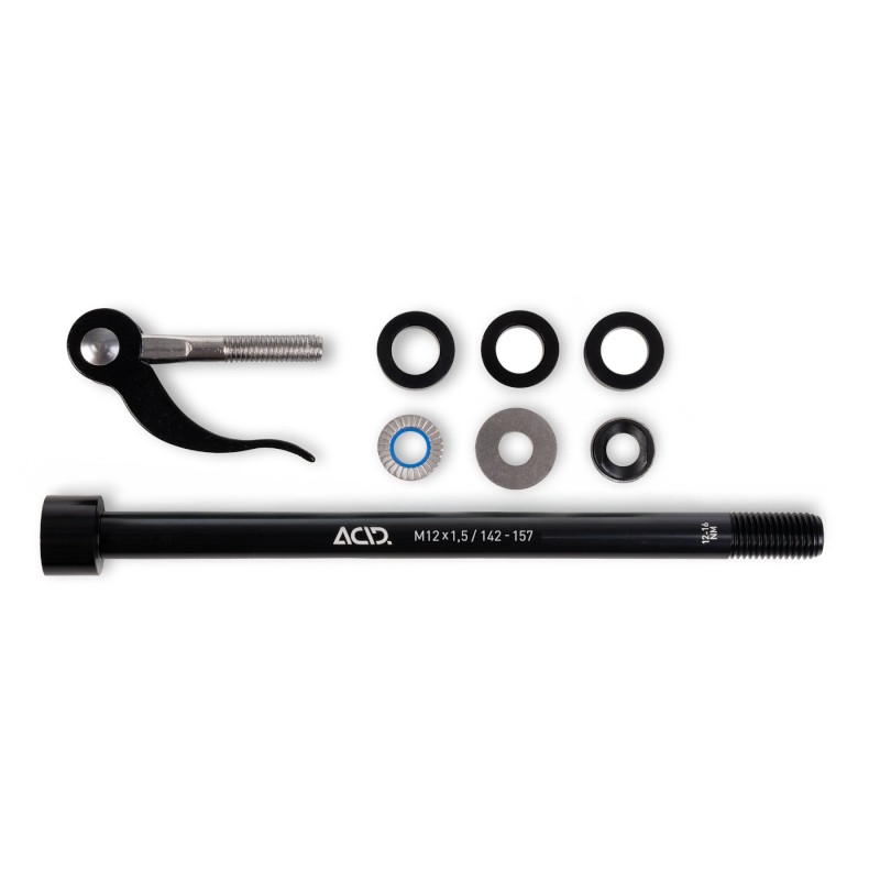 ACID Steckachse fr Fahrradanhnger | M12x1.5 - 142-157 mm - schwarz |  BIKE24 AT