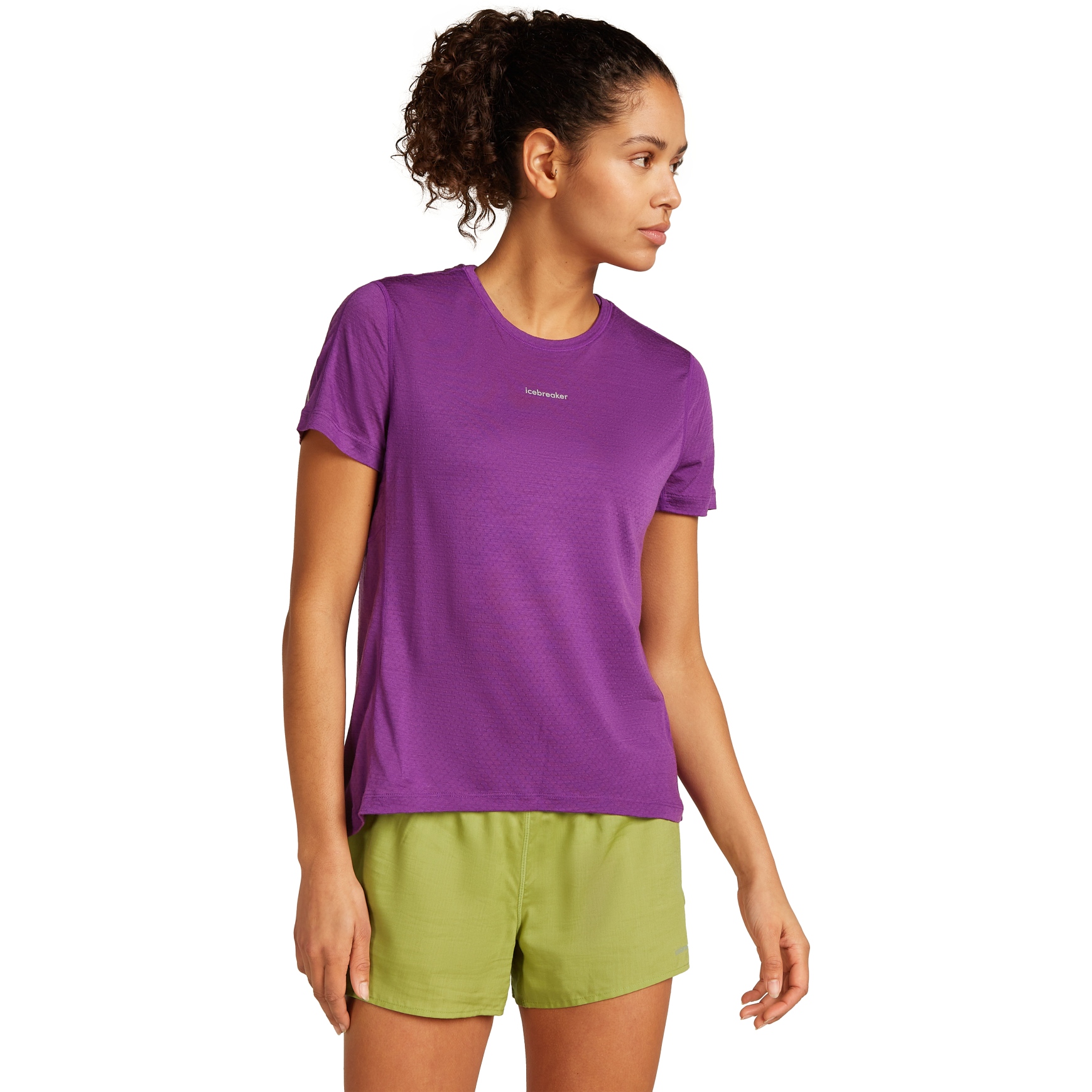 Produktbild von Icebreaker Merino 125 Cool-Lite™ Speed Slit Back T-Shirt Damen - Passion