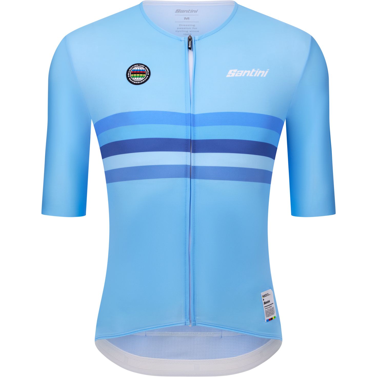 Мужская майка чемпиона мира Santini UCI RE97175CUCIBEL - Бельгия
