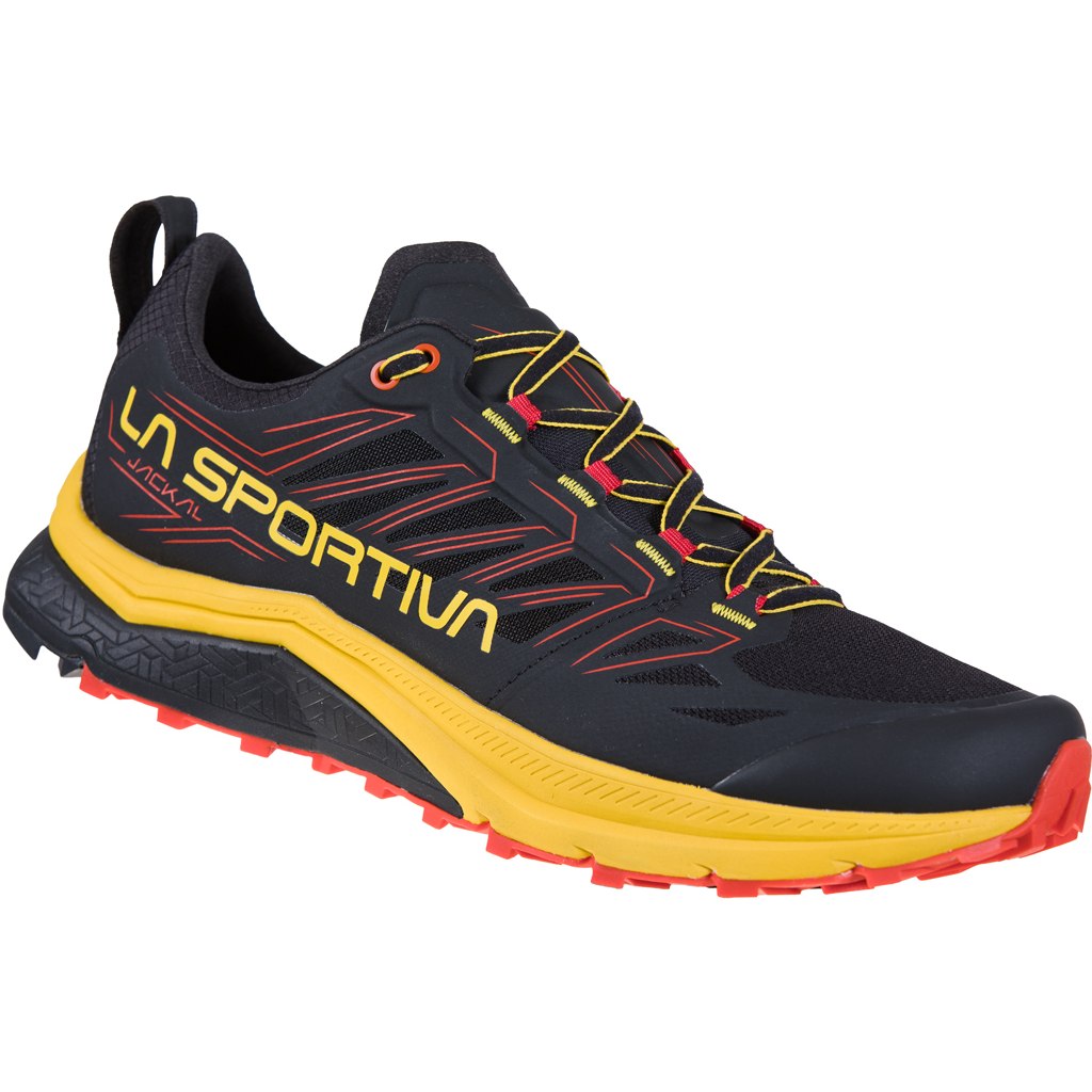 Image of La Sportiva Jackal Running Shoes Men - Black/Yellow