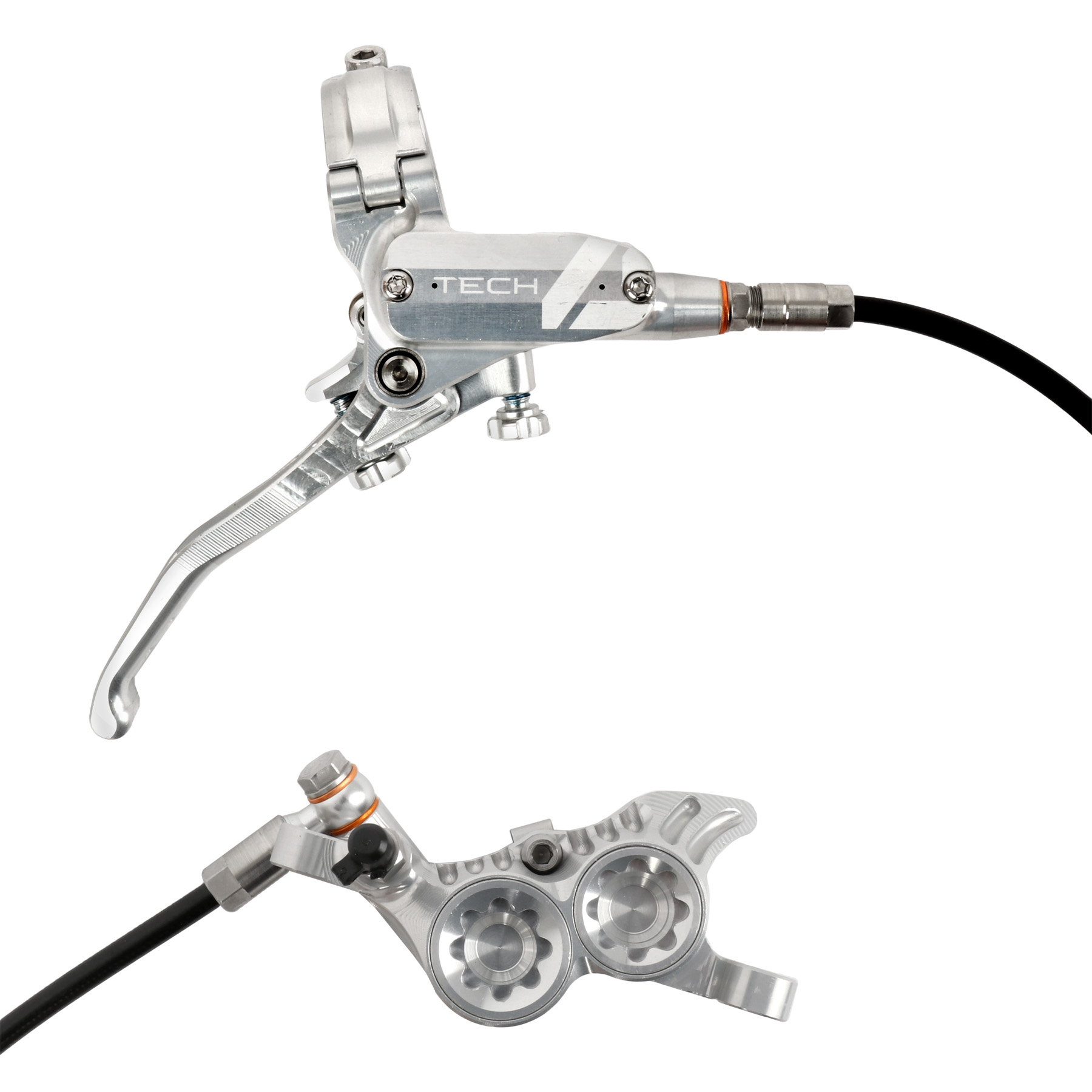 Picture of Hope Tech 4 V4 Disc Brake - silver - Lever right