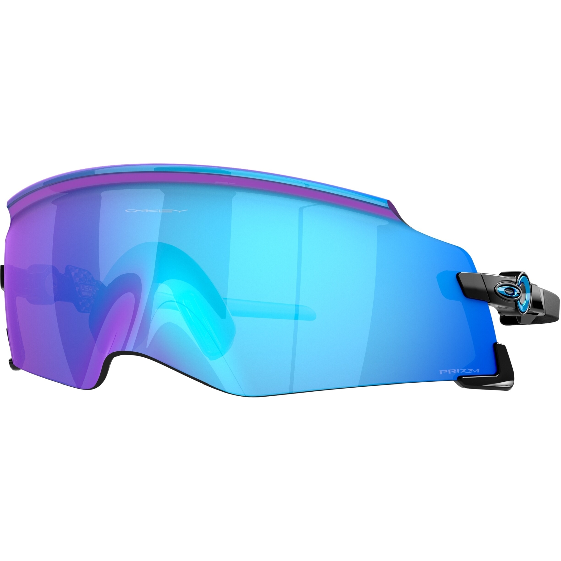 Oakley Kato Glasses - Polished Black/Prizm Sapphire - OO9455M-0349