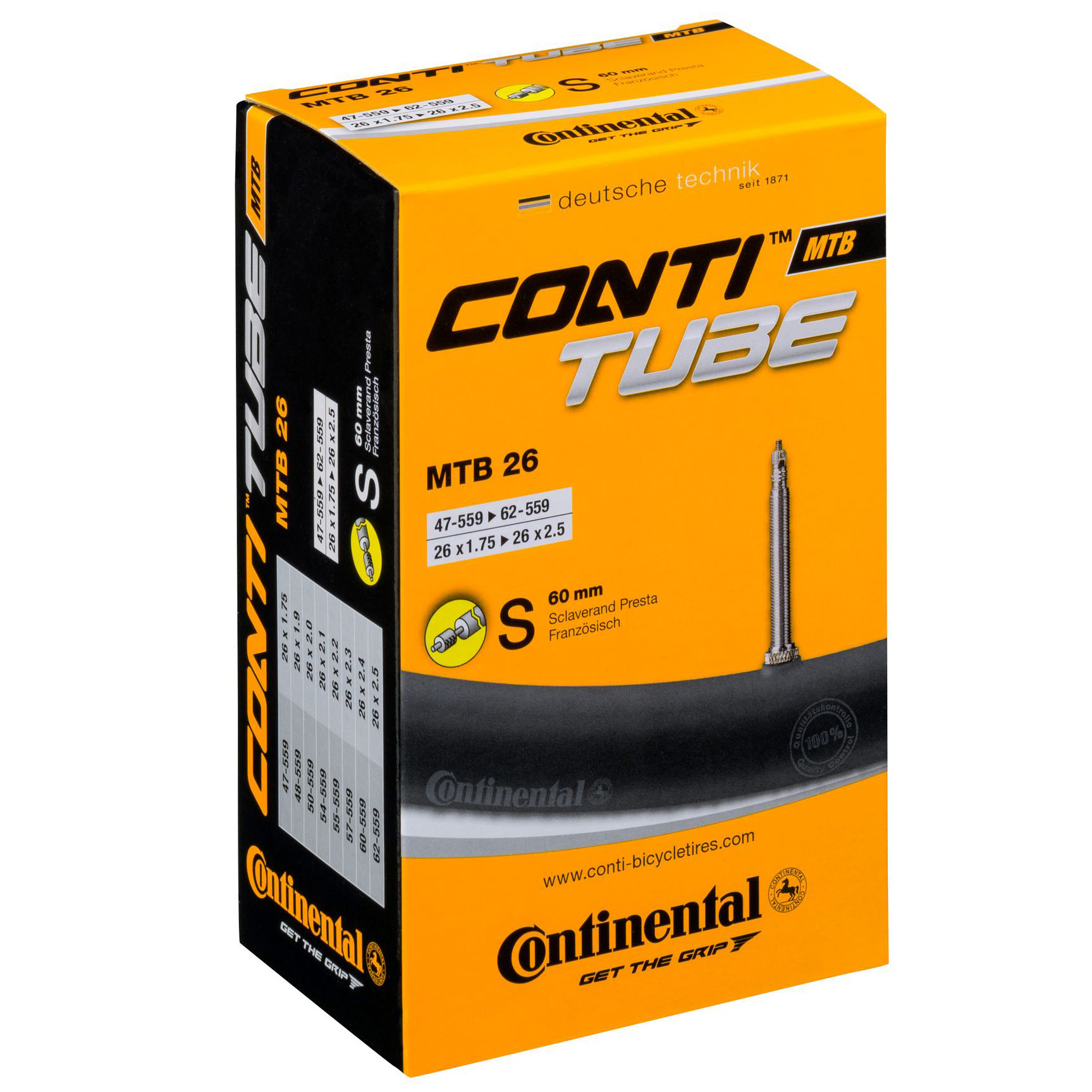 Picture of Continental MTB Inner Tube - 26&quot;