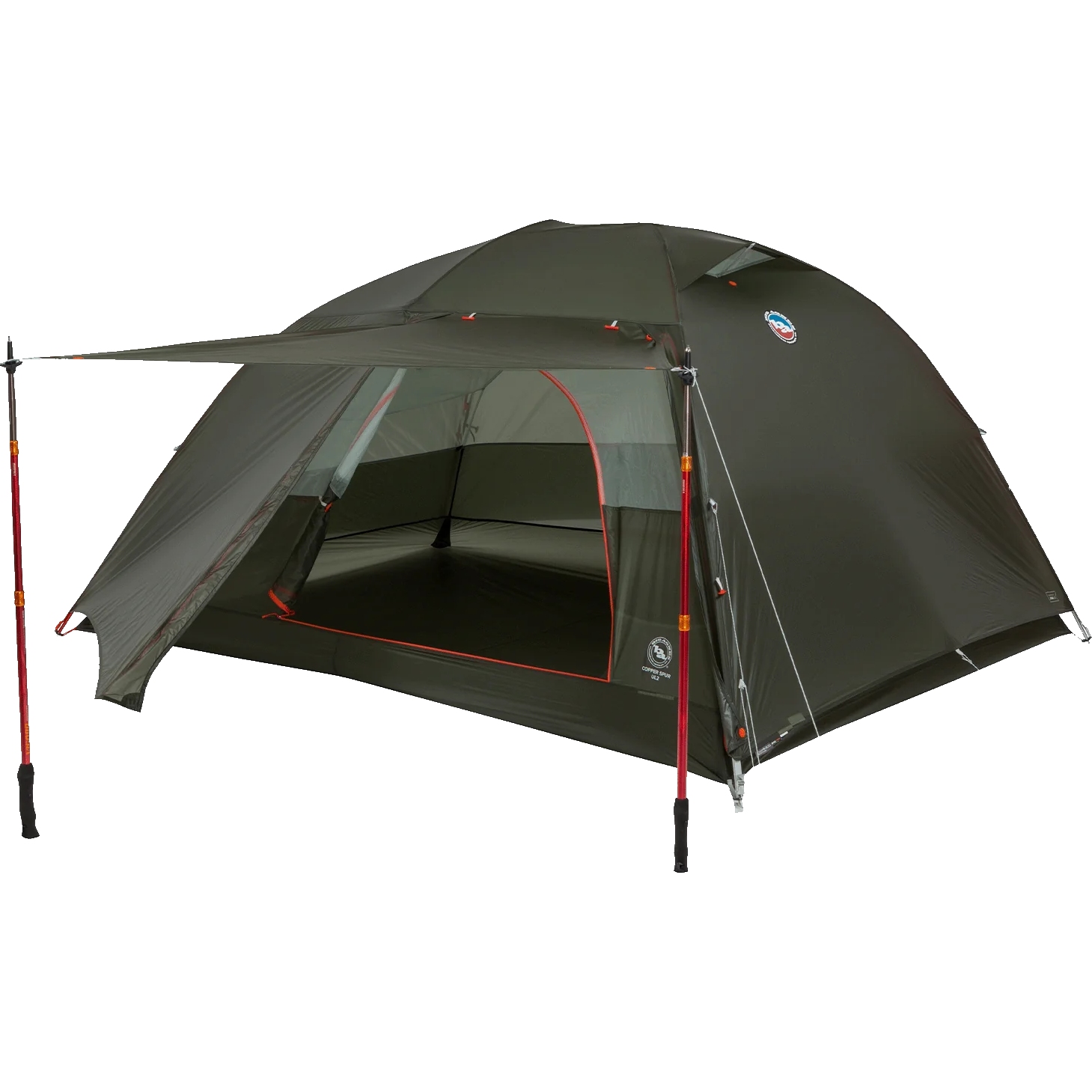 Big Agnes Copper Spur UL2 XL Tent - lichen green/mercury | BIKE24