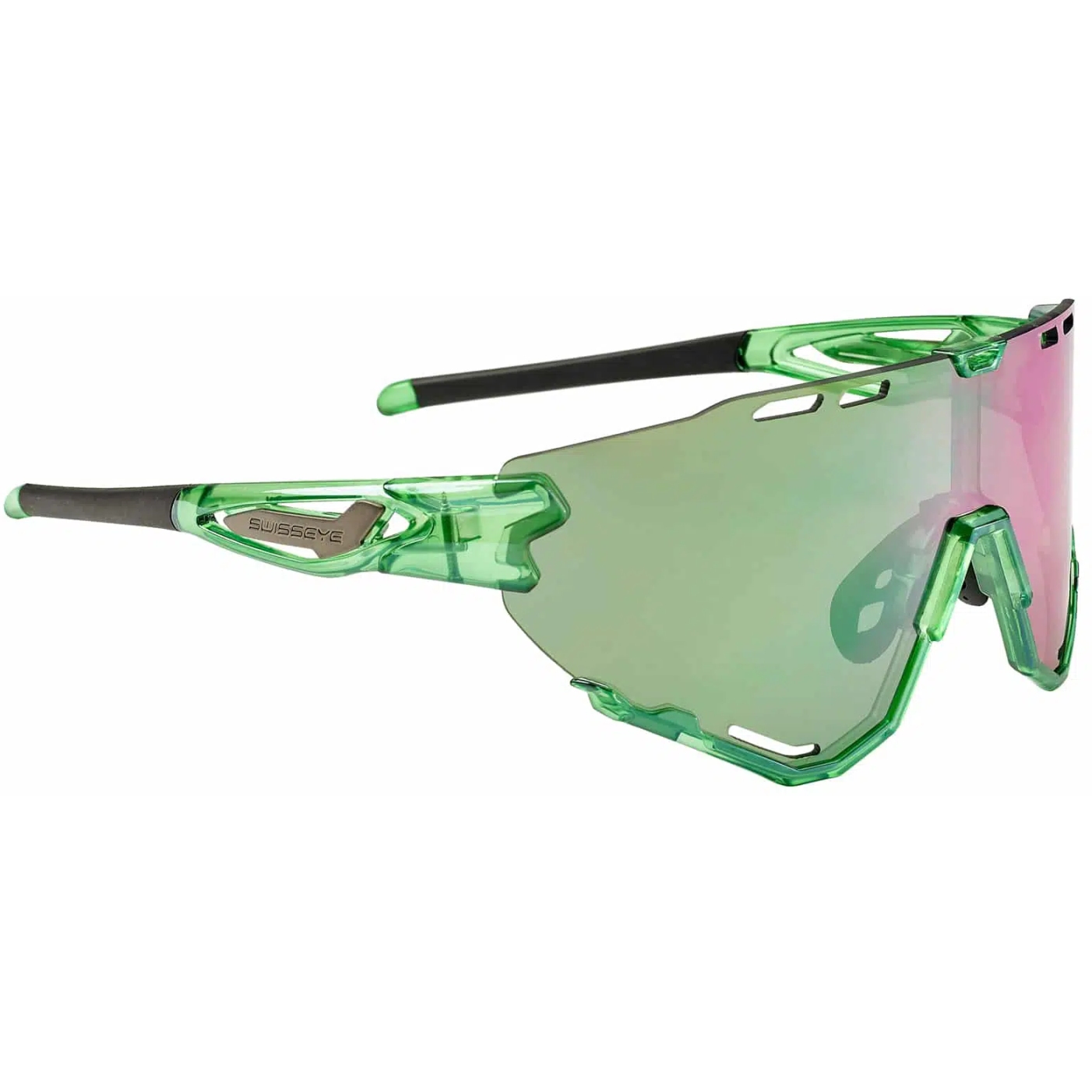 Picture of Swiss Eye Mantra Glasses - Shiny Laser Green - Green Fluo-Green Revo 13027