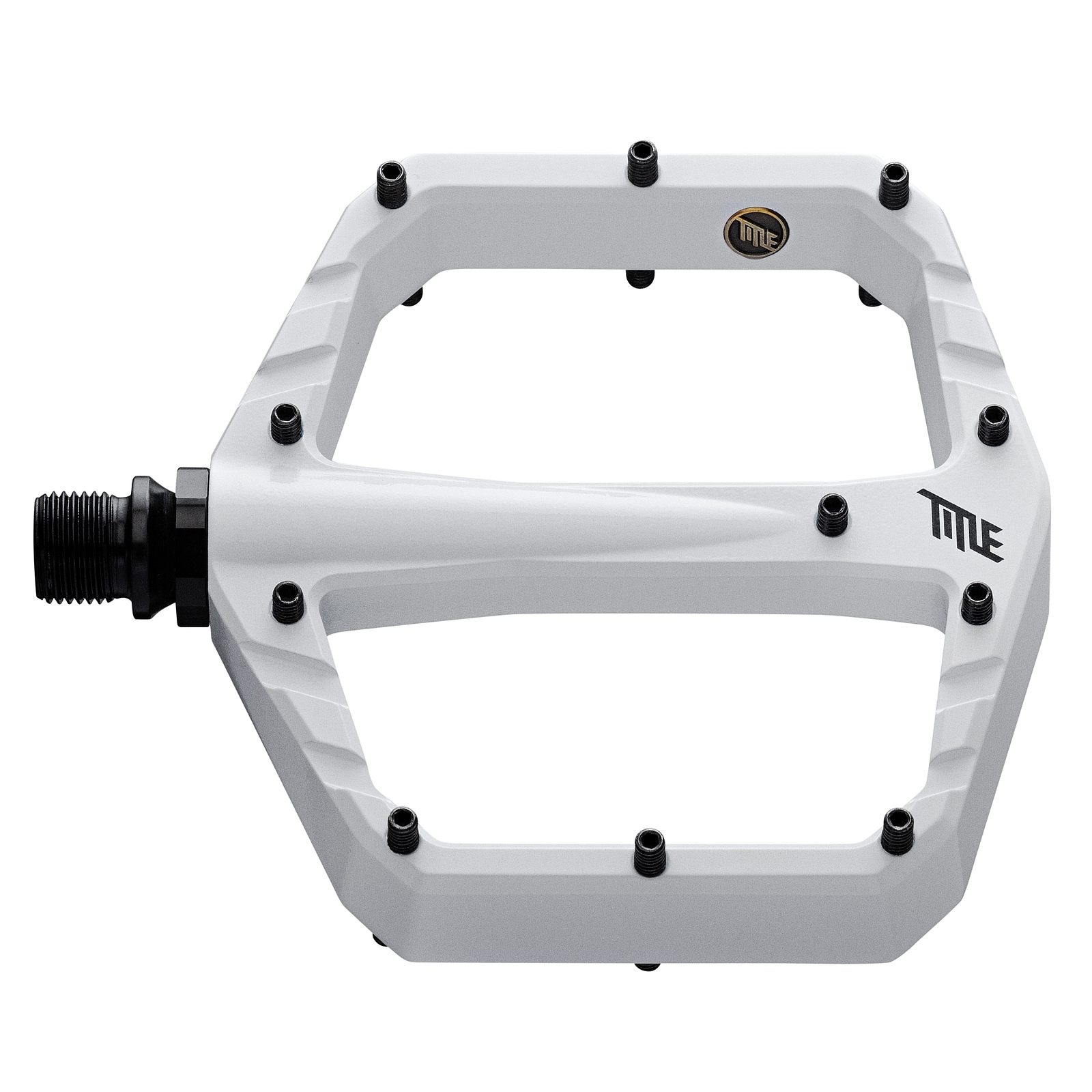 Title CONNECT Flat Pedals glossy white