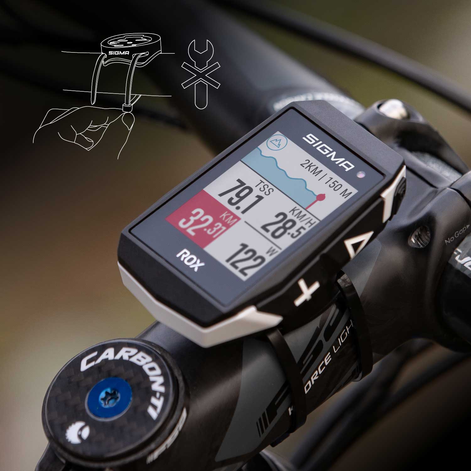 Compteur vélo GPS Sigma ROX 10.0 GPS