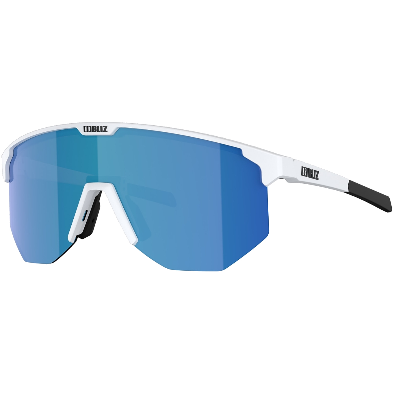 Очки Bliz Hero Glasses Small - Матово-белые / Коричнево-синие