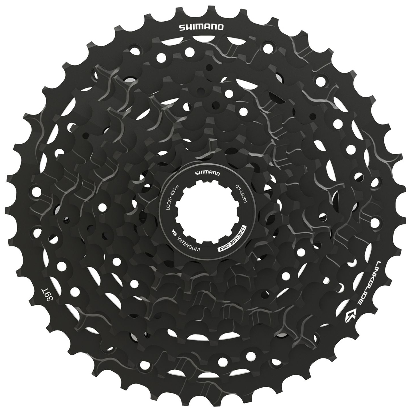 Picture of Shimano CS-LG300 Cassette - LinkGlide | 10-speed - 11-39 Teeth