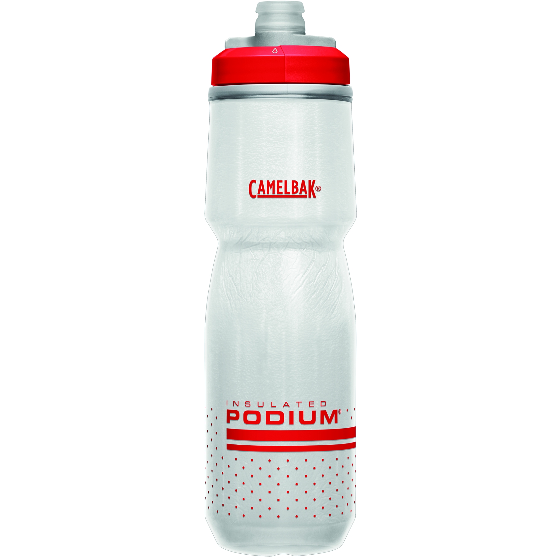 Image of CamelBak Podium Chill Insulated Bottle 710ml - fiery red/white