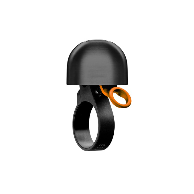 Productfoto van Spurcycle Compact Fietsbel - 22.2mm - zwart/oranje