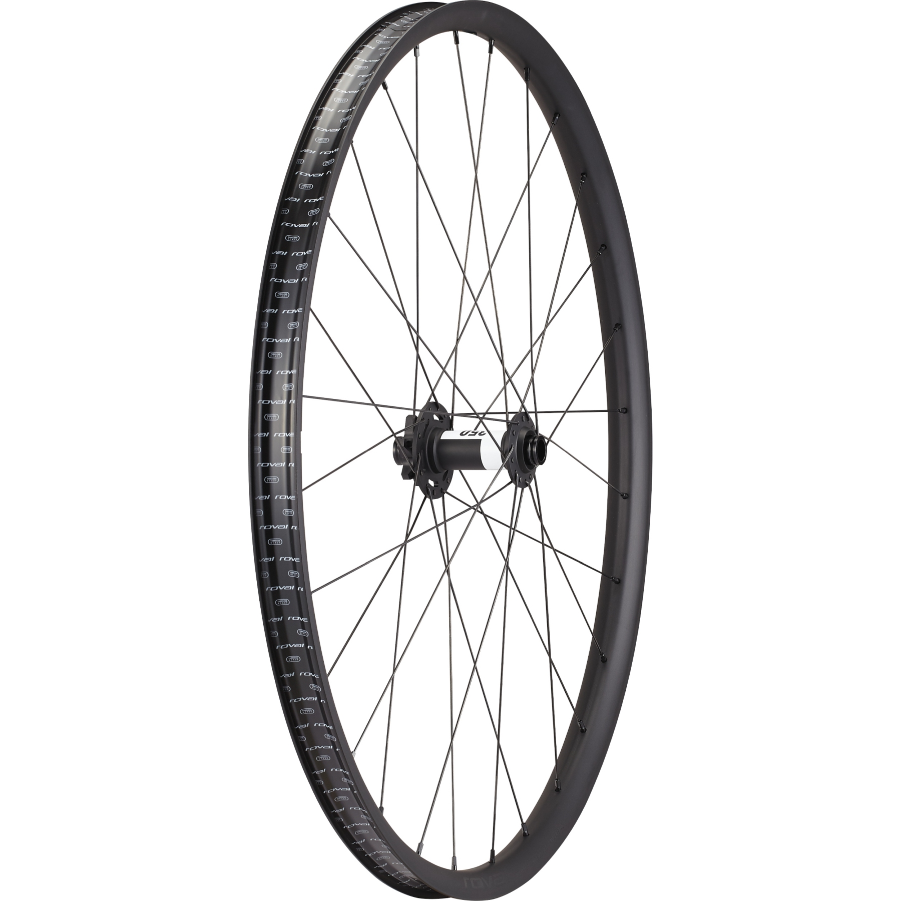 Picture of Specialized Roval Traverse 350 Alloy Front Wheel - 29&quot; | 6-Bolt | 15x110mm - Black/Charcoal