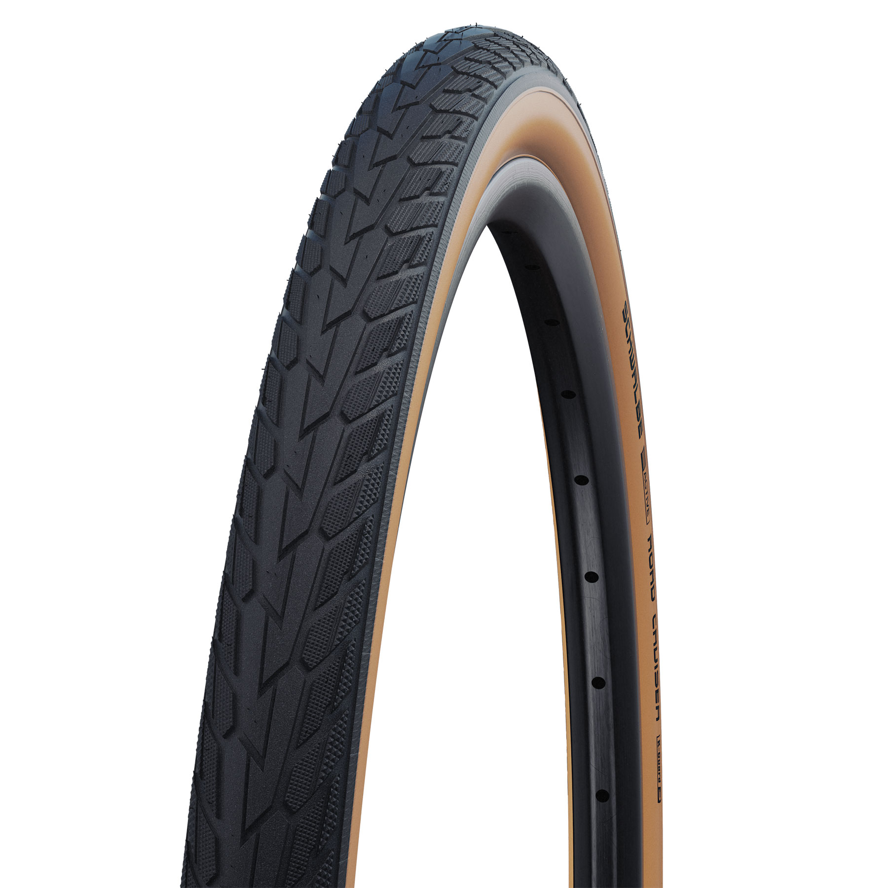 Produktbild von Schwalbe Road Cruiser Drahtreifen - Active | Green Compound | K-Guard - 27x1.25&quot; | gumwall