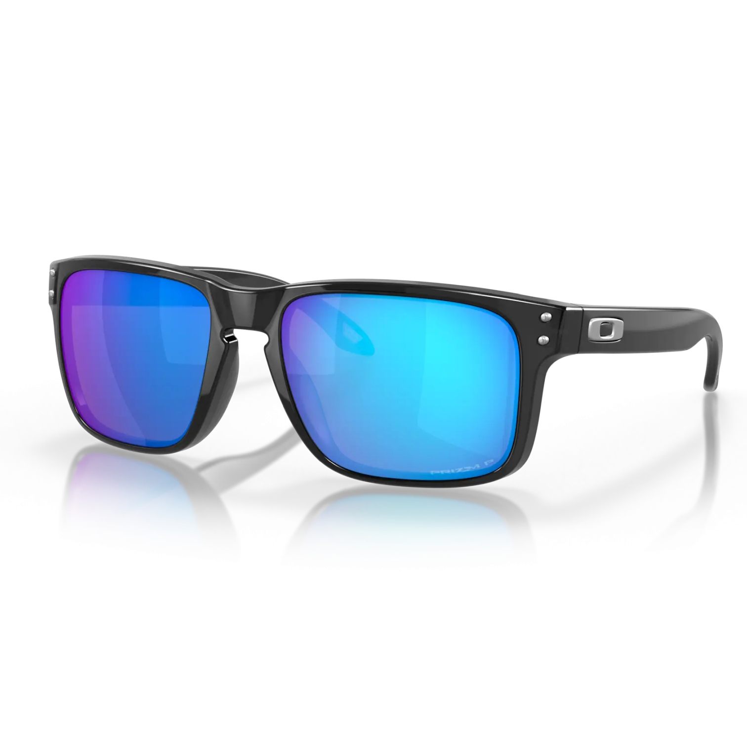 Picture of Oakley Holbrook Glasses - Polarized Lens - Black Ink/Prizm Sapphire - OO9102-W755