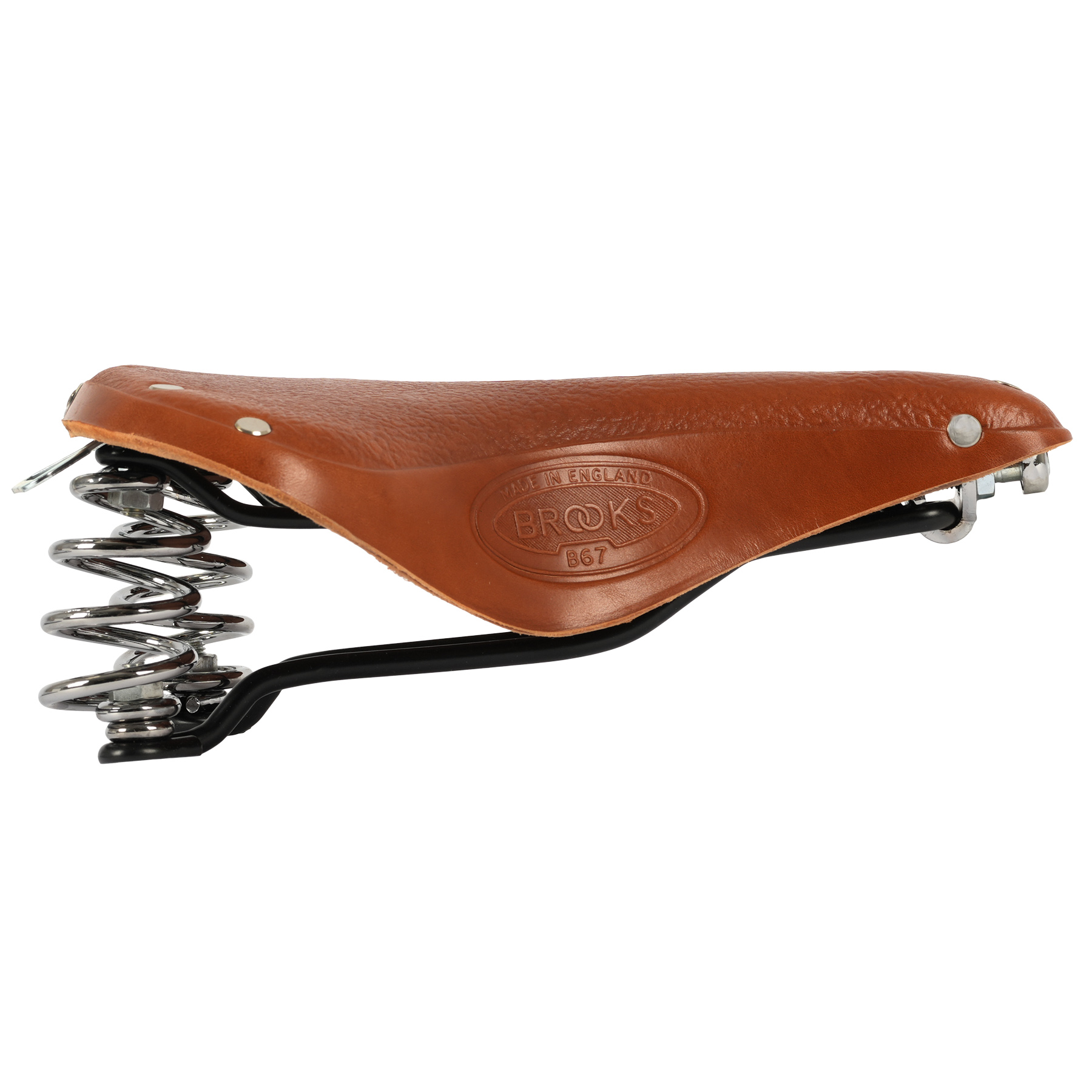 Brooks B67 Bend Leather Saddle - honey | BIKE24