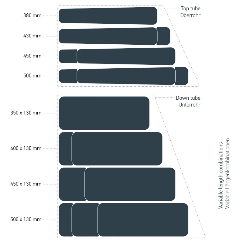Pellicola Protettiva Per Telaio Bici - AlphaShield, Trasparente, Set 28 Pezzi - Foto 5