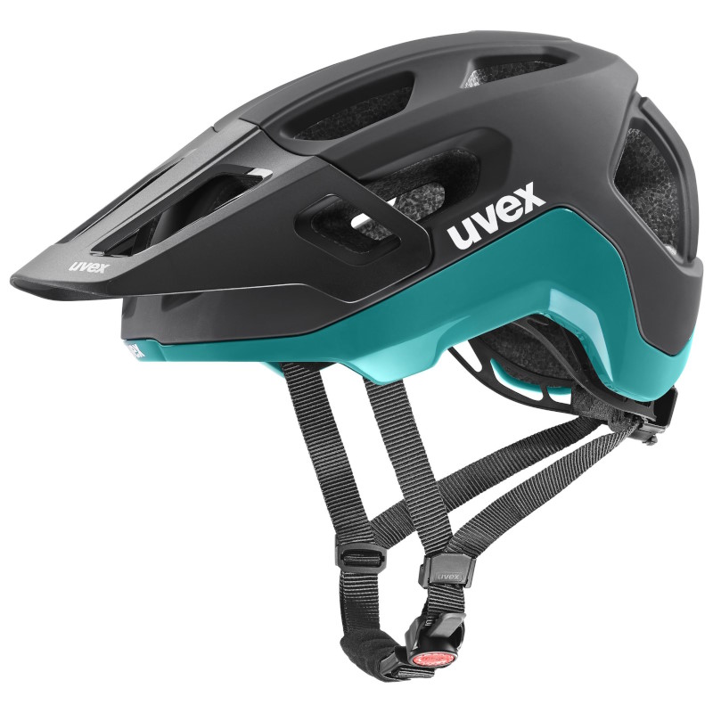 Produktbild von Uvex react Helm - schwarz-teal matt