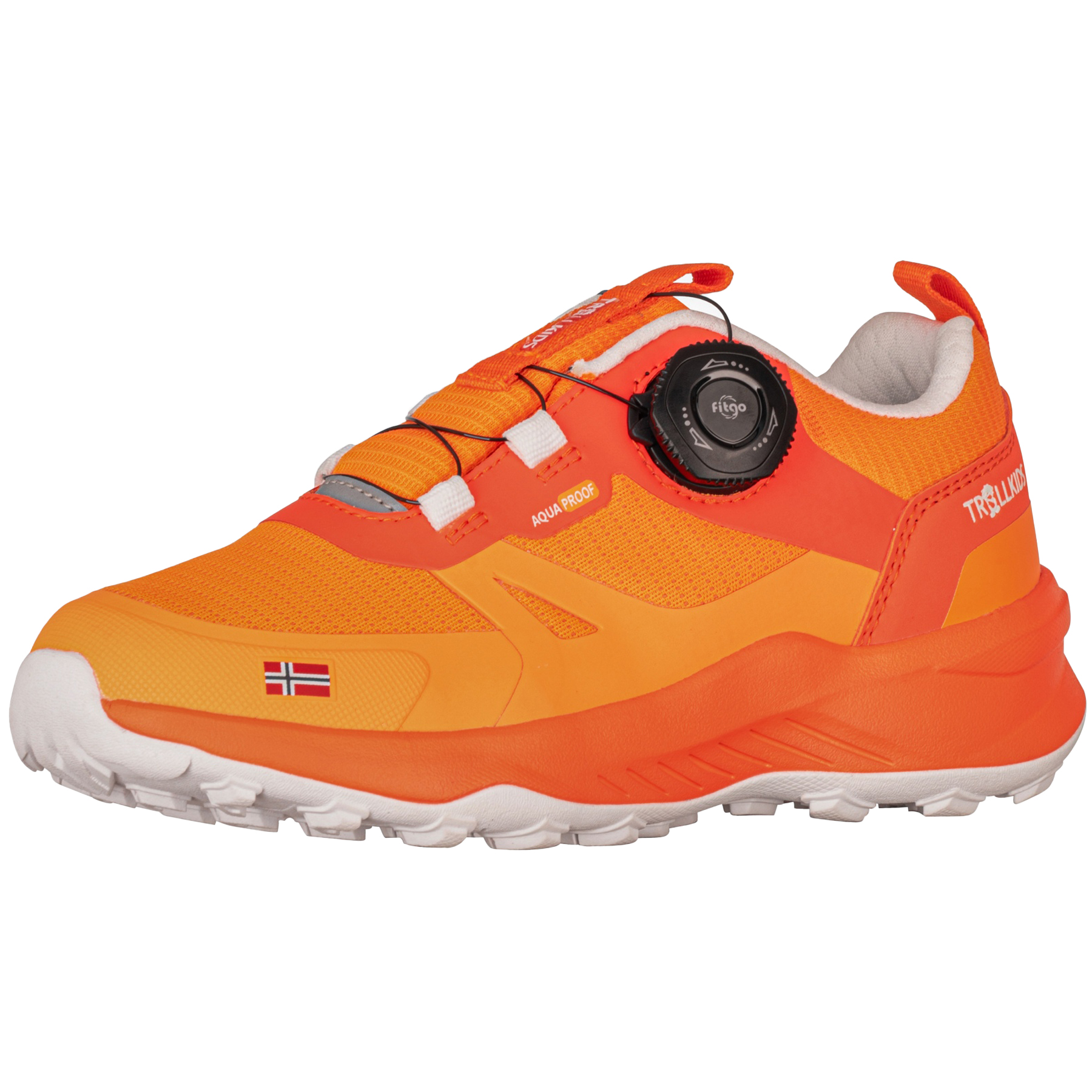 Produktbild von Trollkids Trollfjord Low XT Wanderschuhe Kinder - Sahara Sunset