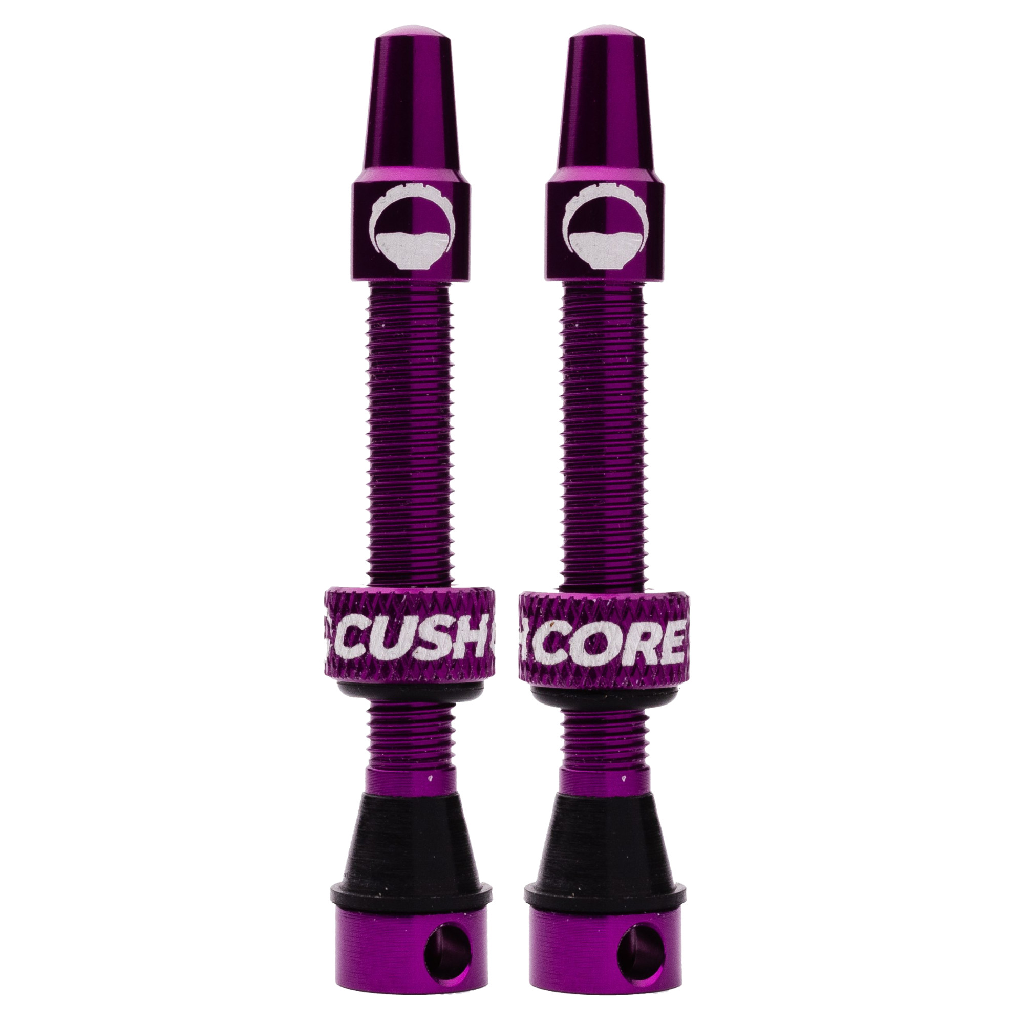 Productfoto van CushCore Tubeless Ventielen Set - 55mm (Paar) - paars