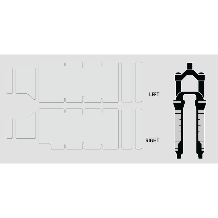 Lizard skins top fork protector