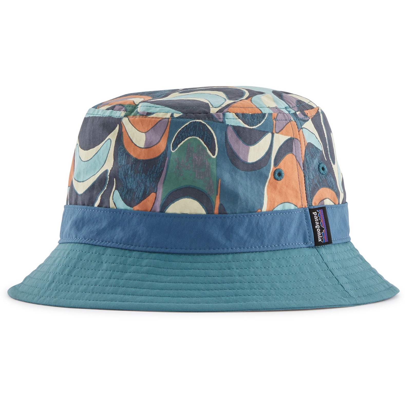 Productfoto van Patagonia Wavefarer Bucket Vissershoedje - Swallowtail Geo: Still Blue