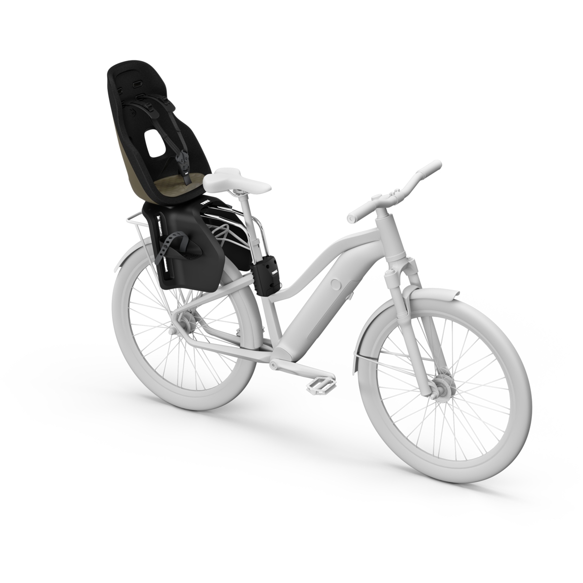 Thule Yepp Nexxt 2 Maxi Fahrrad-Kindersitz - Rahmenmontage - Deep Khaki |  BIKE24 AT