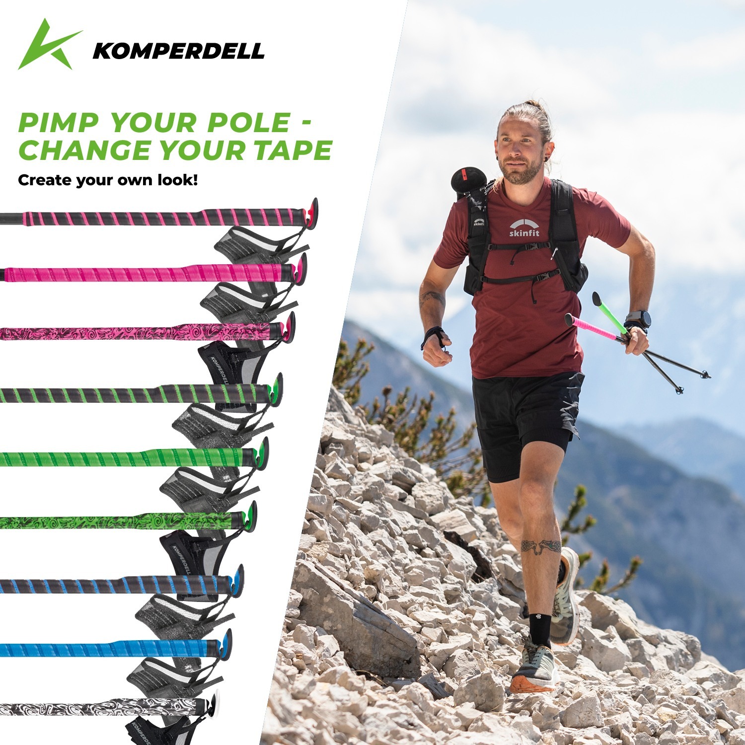 Komperdell Carbon C3 Cloud Bâtons Trail / Running