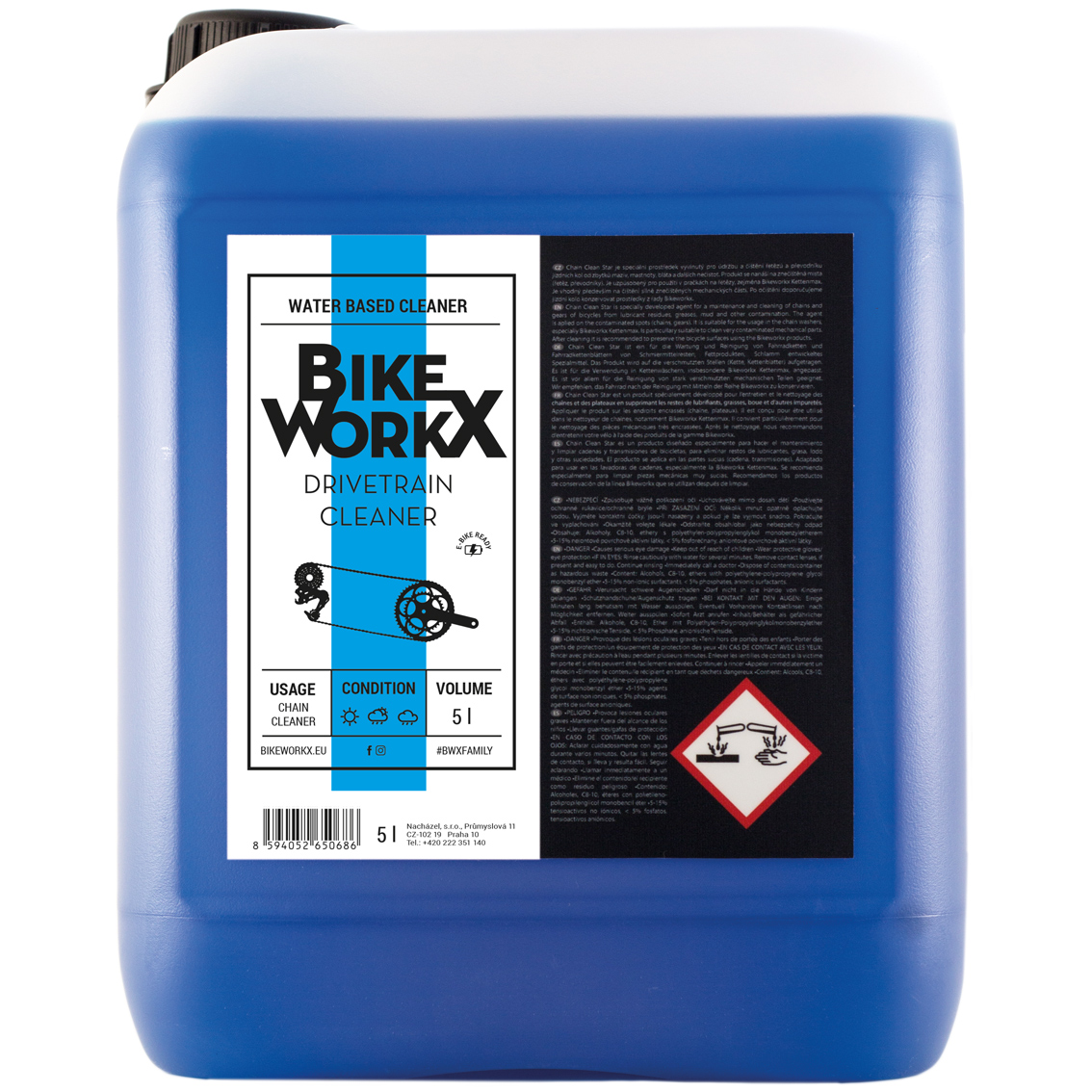 Produktbild von BikeWorkx Drivetrain Cleaner - Antriebreiniger - Kanister 5000ml