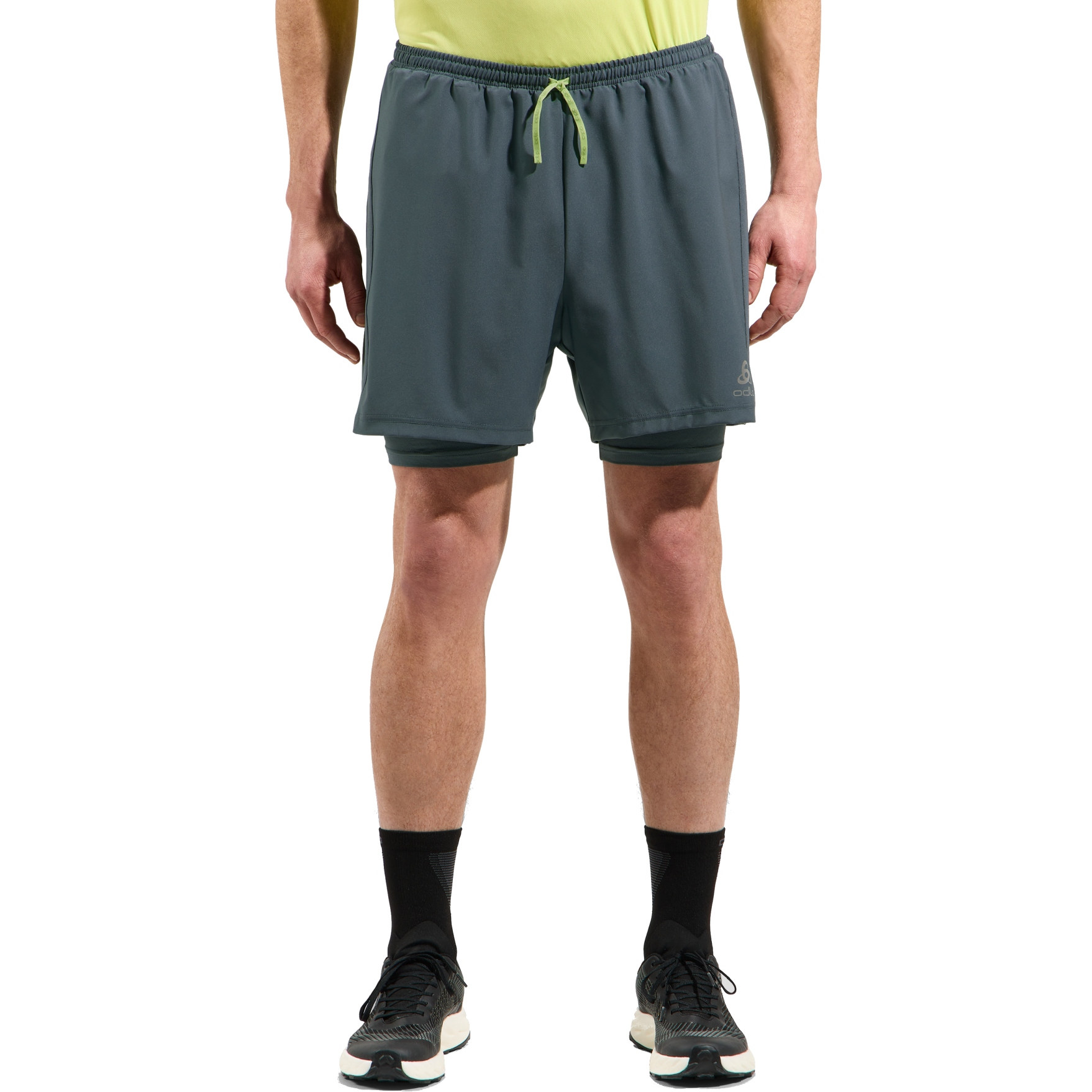 Picture of Odlo Essentials 5 Inch 2-in-1 Running Shorts Men - dark slate