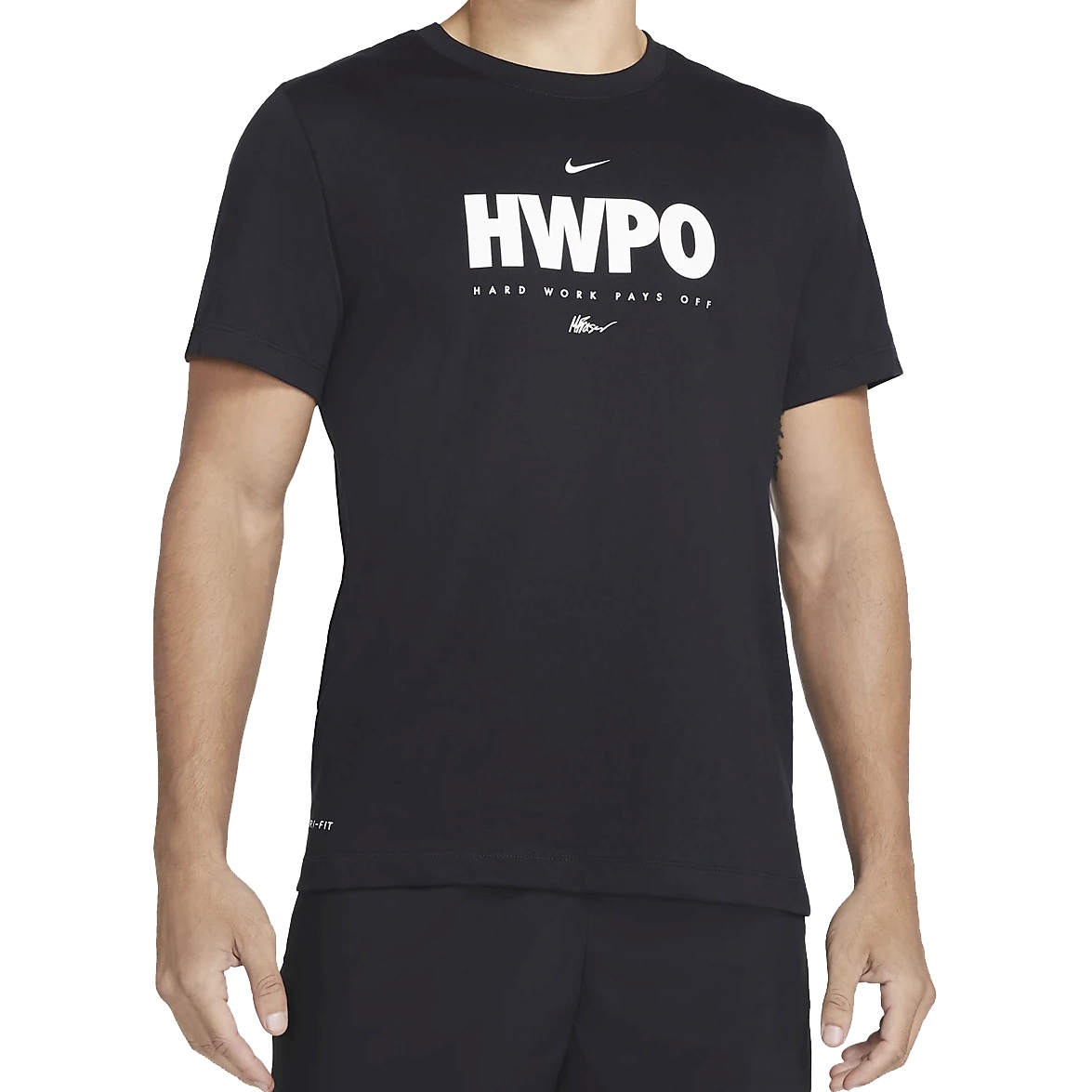 Productfoto van Nike Dri-FIT &quot;HWPO&quot; Trainings-T-Shirt Heren - black DA1594-010