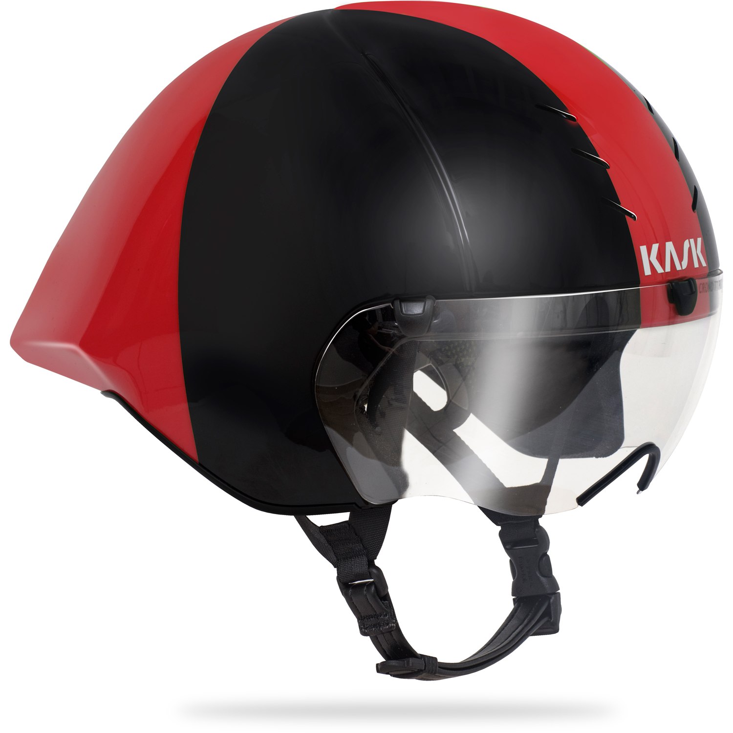 Photo produit de KASK Mistral Trial Helmet - Black/Red