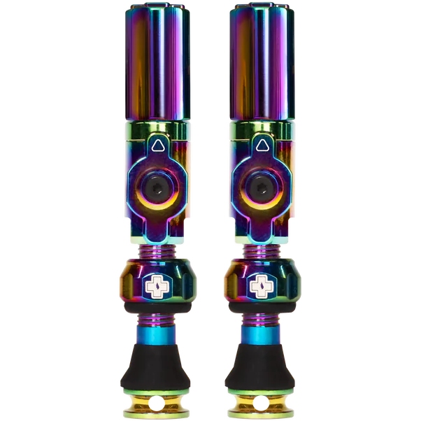 Produktbild von Muc-Off Big Bore Hybrid Tubeless Ventile Set (Paar) - iridescent