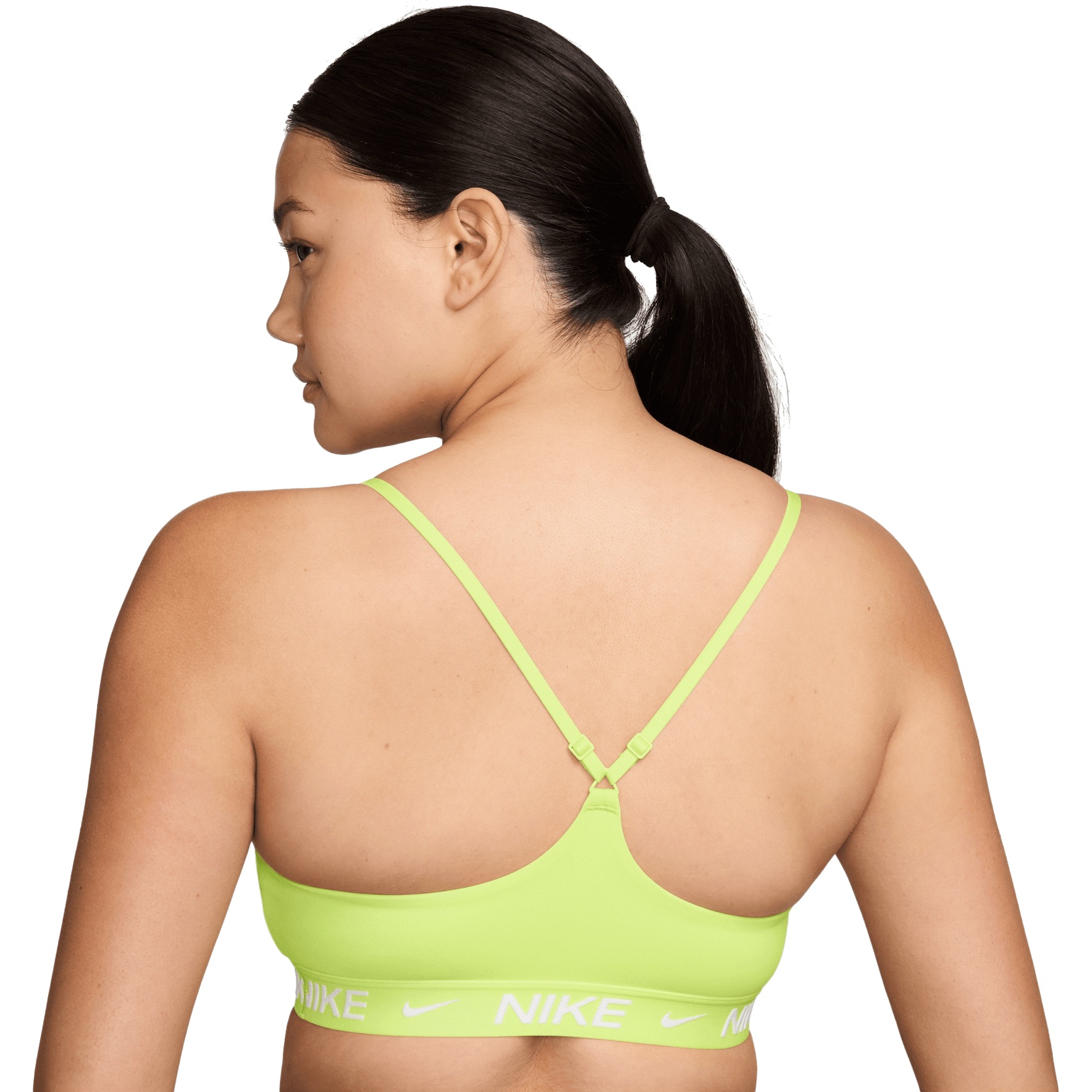 nike indy bra yellow
