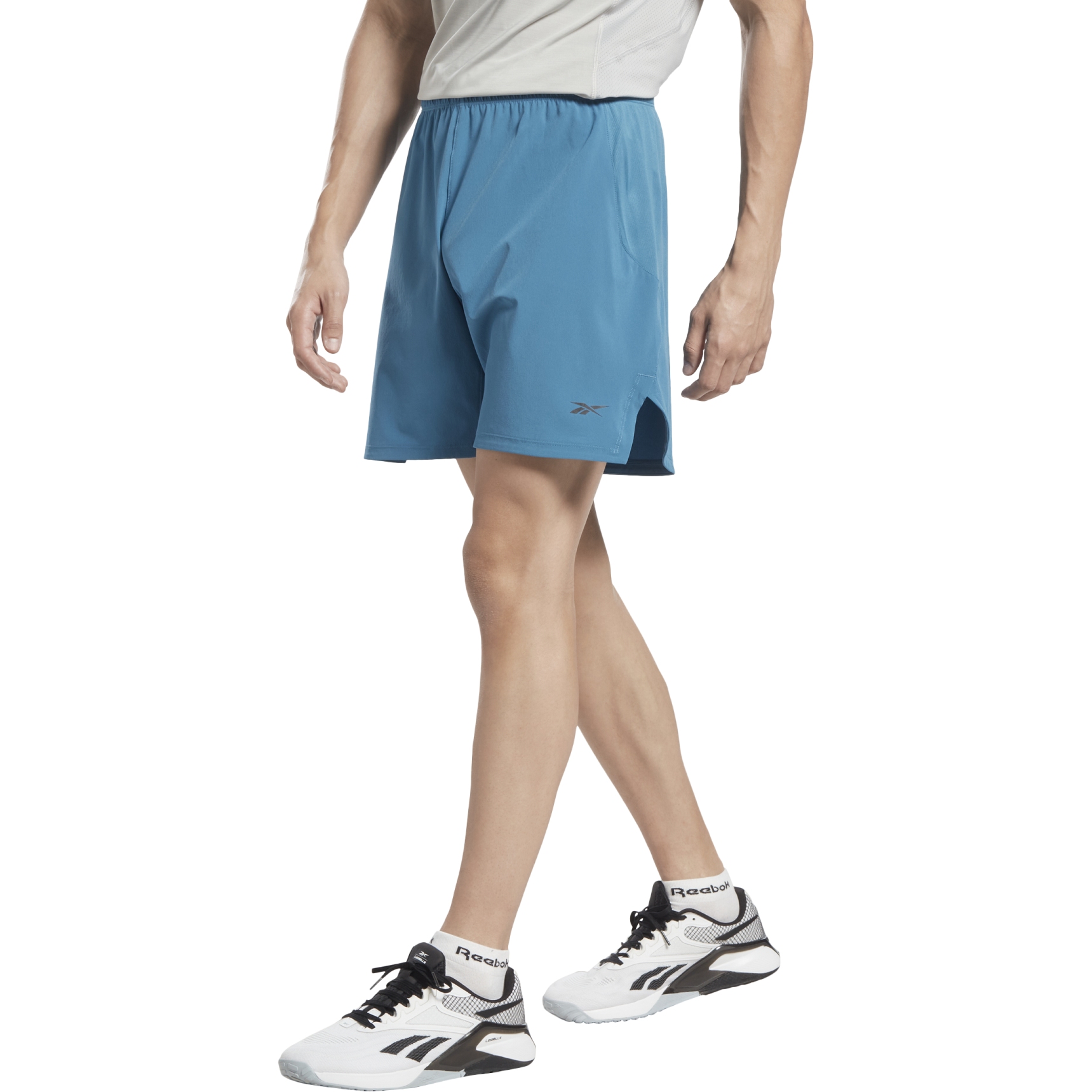 Productfoto van Reebok Strength 3.0 Shorts Heren - steely blue