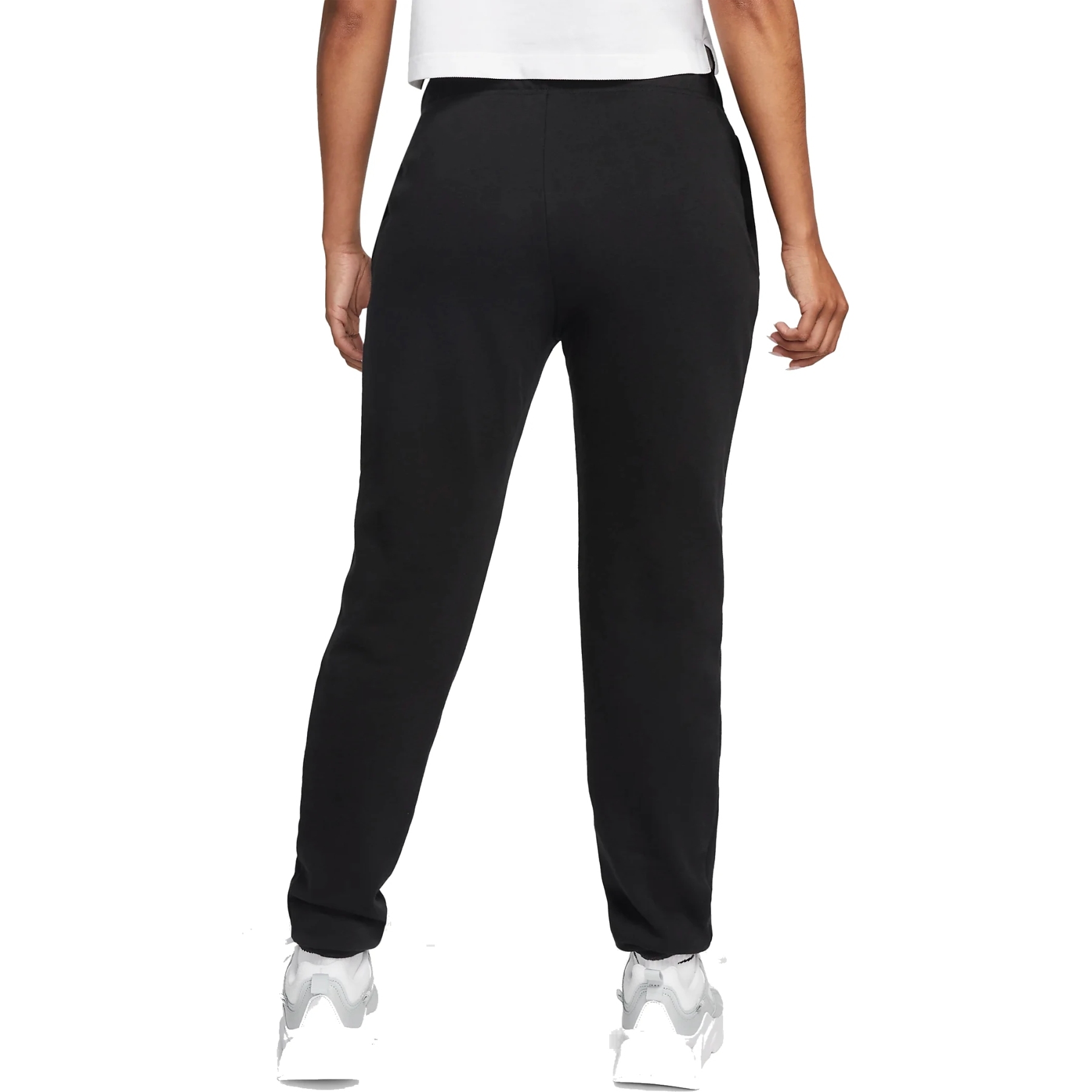 Nike Sportswear Club Fleece Mid-Rise Pants Women - black/white