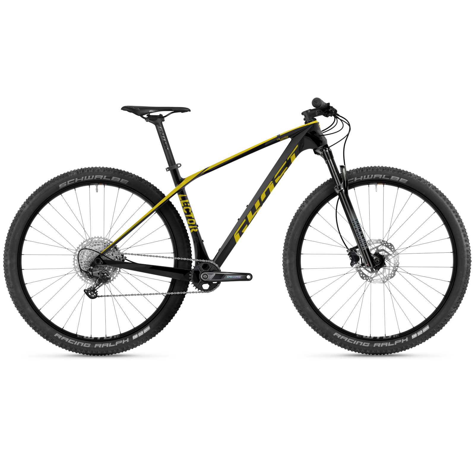 Picture of Ghost Lector LC - 29&quot; Carbon Mountainbike - 2022 - black / kiwi