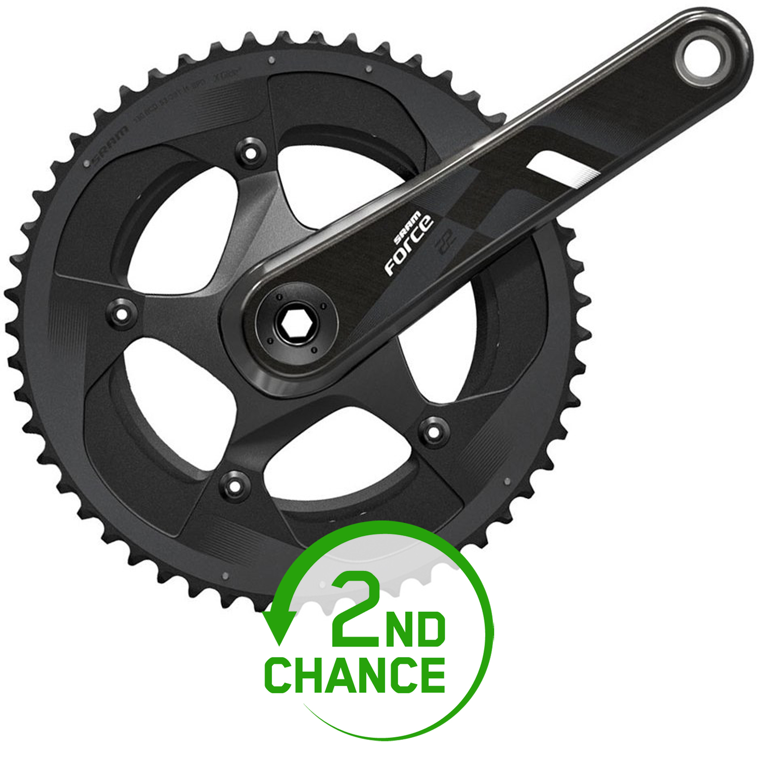 Picture of SRAM Force 22 Crankset 11-speed compact - GXP - 50/34 - black - 2nd Choice