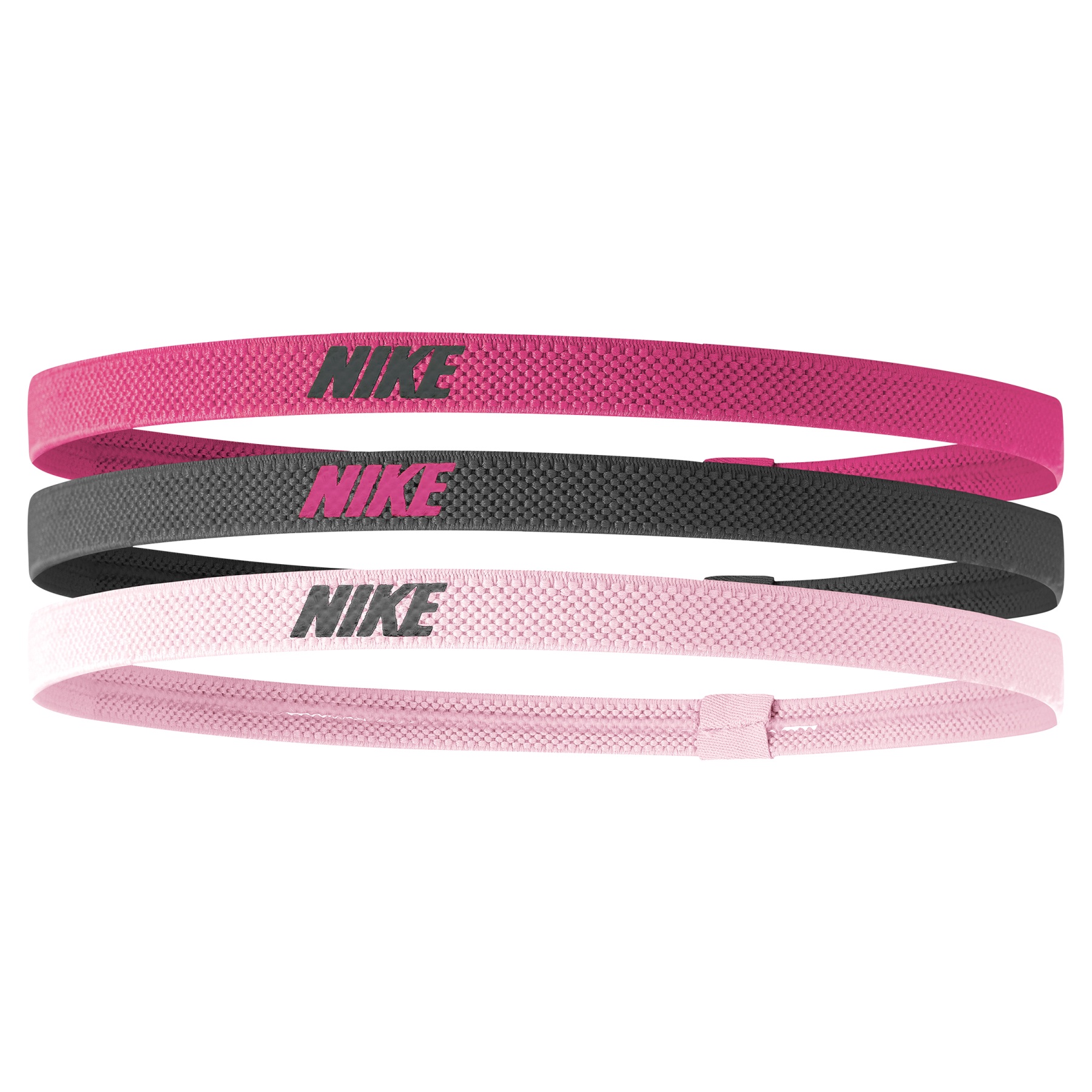 Picture of Nike Elastic Headbands 2.0 (3 Pack) - spark/gridiron/pink glaze 658