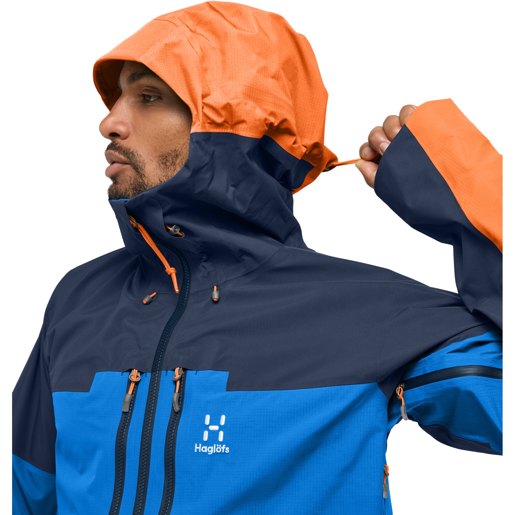 Haglöfs Spitz GTX Pro Jacket Men - electric blue/tarn blue