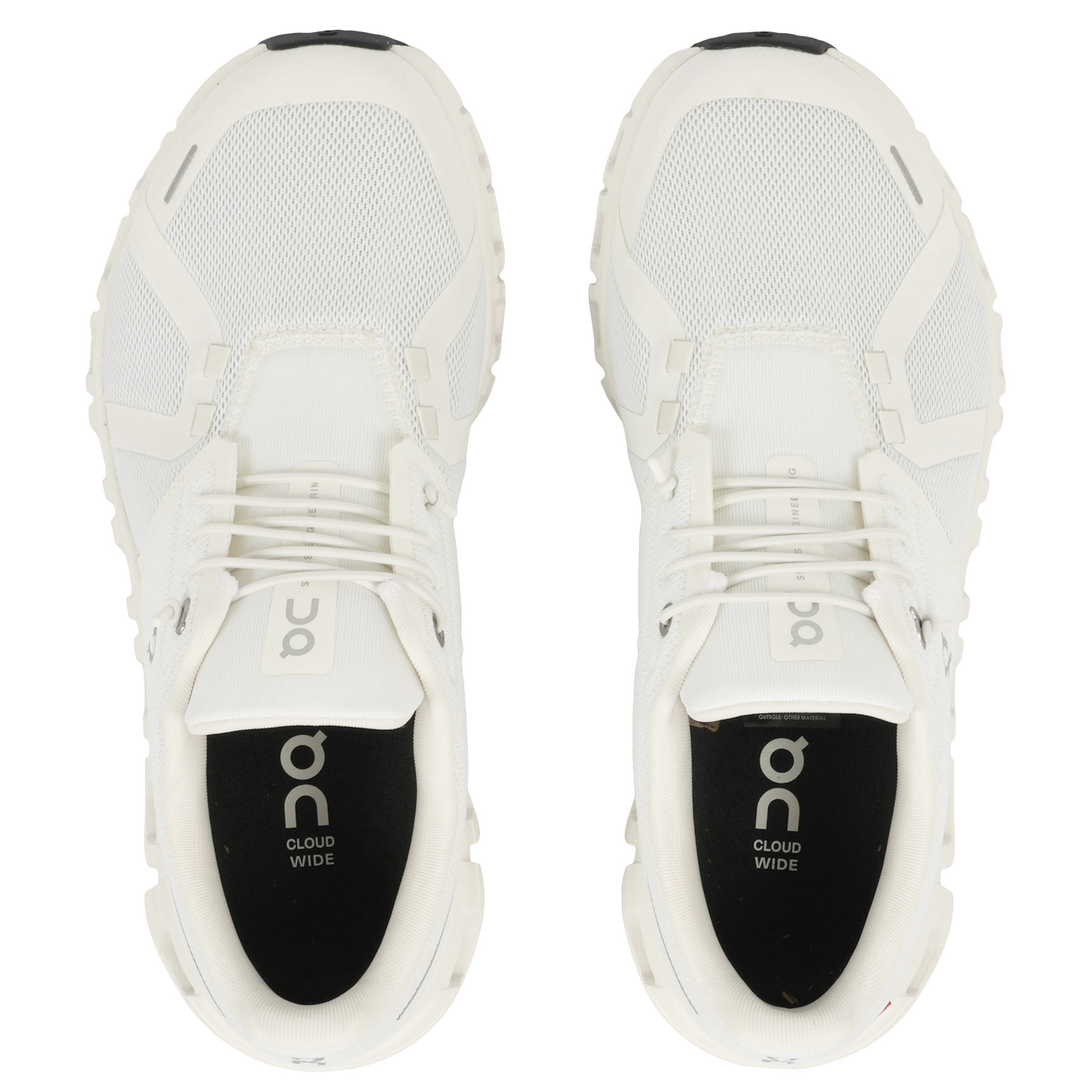 On Cloud 6 Shoes Men - Wide - White | White | BIKE24