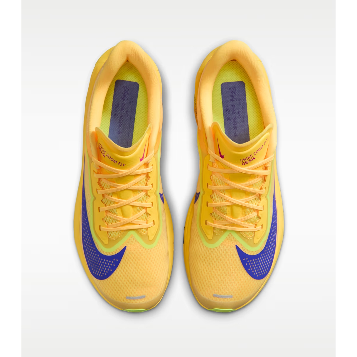 Nike Zoom Fly 6 Road Running Shoes Men - citron pulse/volt/indigo
