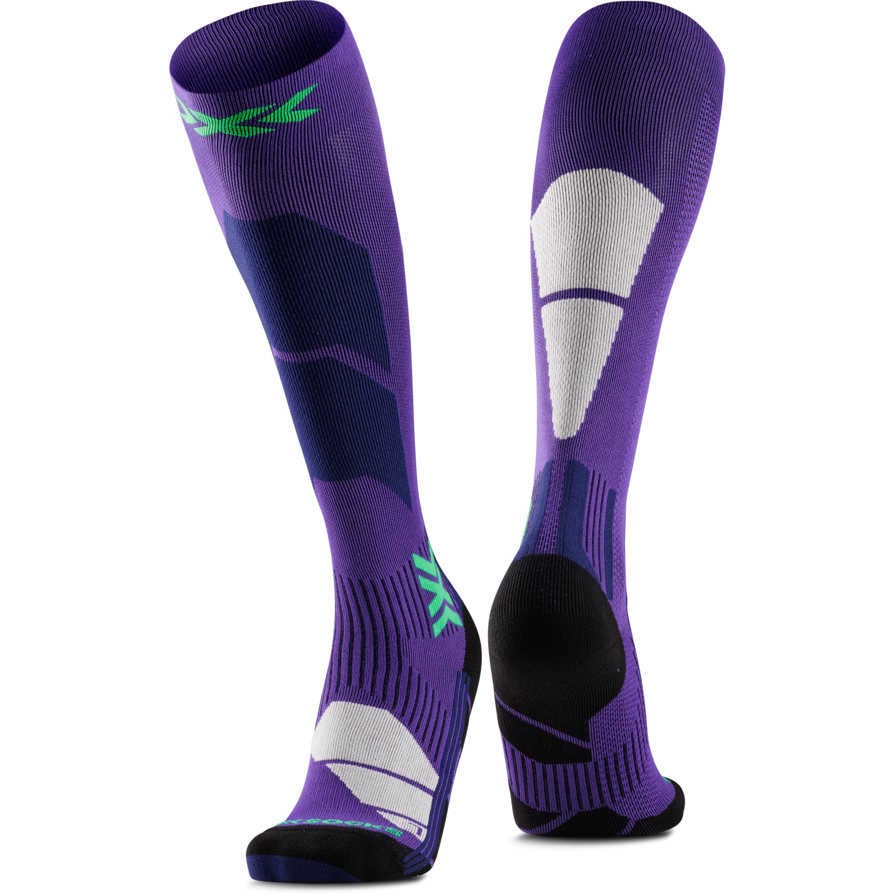 Image de X-Socks Chaussettes Femme - Ski Perform OTC - deep purple/light sand