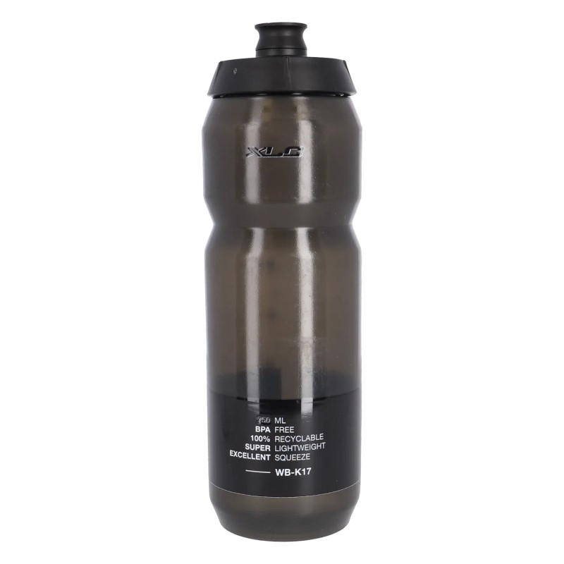 Zdjęcie: XLC Bidon Rowerowy WB-K17 - 750 ml - czarny/przezroczysty