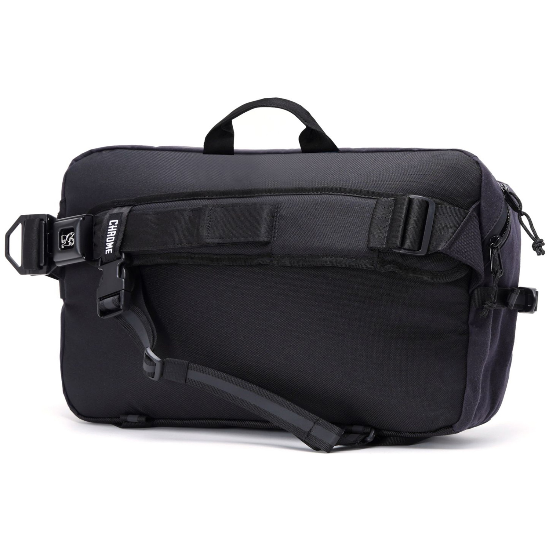 CHROME Kadet Max Sling Bag - 15L - Black Canvas Leather | BIKE24