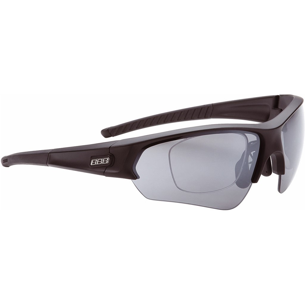 Picture of BBB SelectOptic BSG-51 Matt Black | Smoke Flash Mirror + Yellow + Clear Glasses
