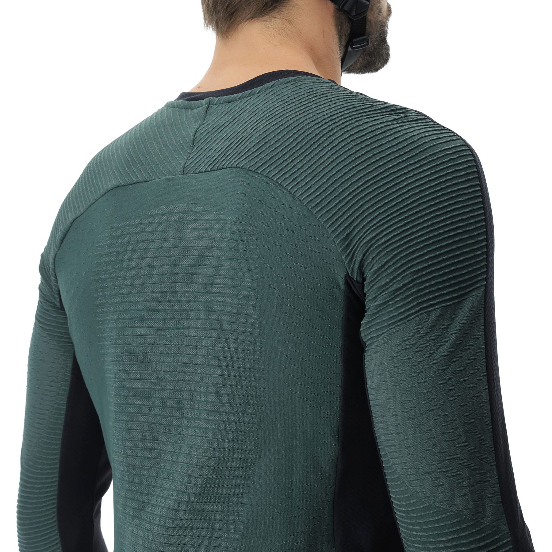 UYN Crossover Longsleeve Shirt Men - Deep Forest/Black | BIKE24