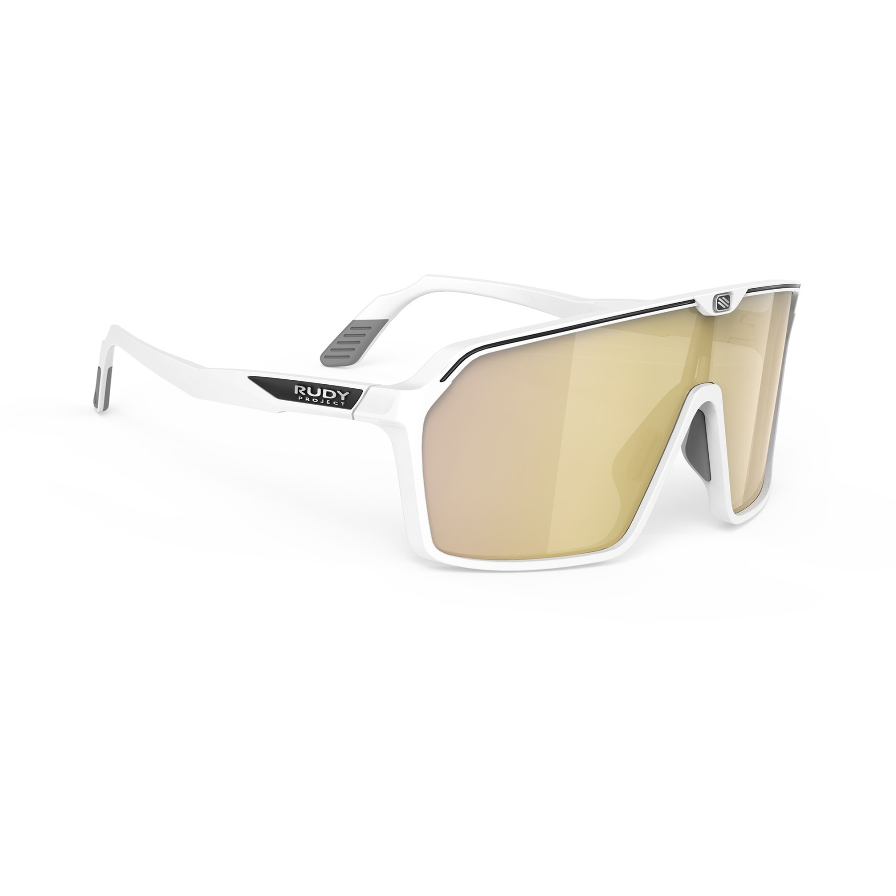 Picture of Rudy Project Spinshield Glasses - White Matte/Multilaser Gold