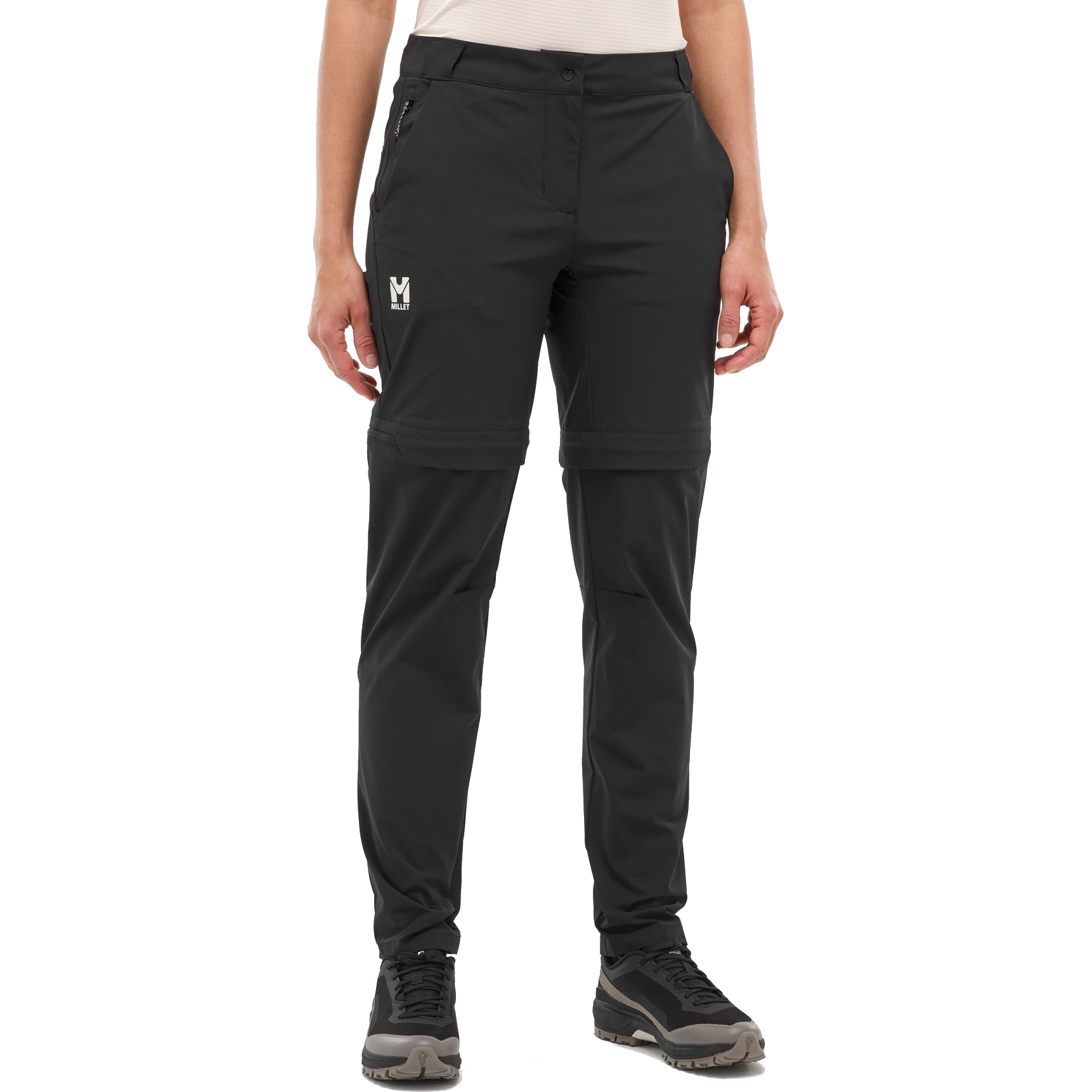 Picture of Millet Ubic Stretch Zip Off Pants Women - Black