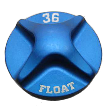 Produktbild von FOX FLOAT Air Topcap - Luftdruck Abdeckkappe für Modelljahr 2014 - Blue Ano
